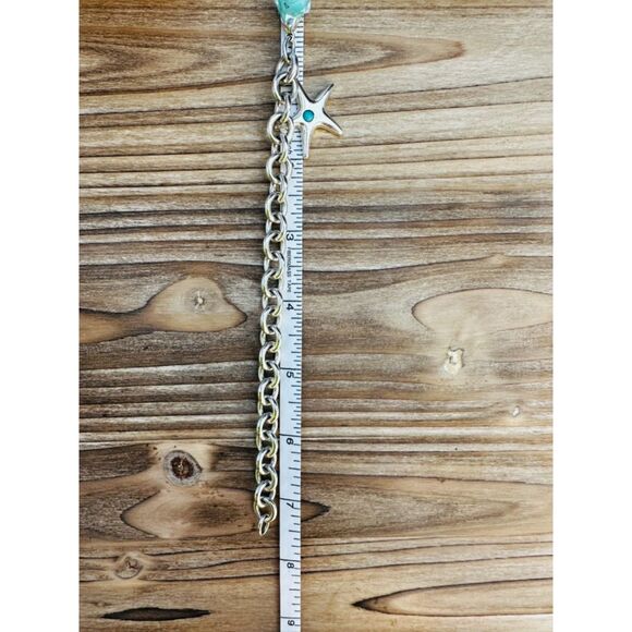 Tiffany & Co Starfish with Turquoise Bracelet, 7.5" - Picture 7 of 7